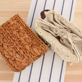 Small Fresh Straw Cross Bag Hand-woven Stroage Bags