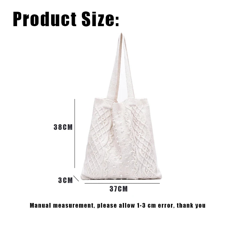 Women's Casual Plush Shoulder Bag Large-capacity Handbag