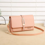 Casual Flap Mobile Phone Shoulder Bag For Women PU Leather Crossbody Bags