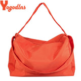 Casual Nylon Shoulder Bag for Women Large Capacity Gym Bags