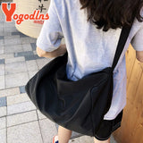 Casual Nylon Shoulder Bag for Women Large Capacity Gym Bags
