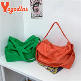 Casual Nylon Shoulder Bag for Women Large Capacity Gym Bags