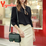 Metal Shoulder Bag Women PU Leather Crossbody Bag Handbag Vintage Large Capacity