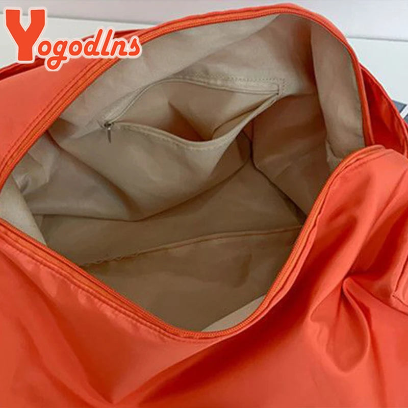 Women's Large Shoulder Bag for School and Gym