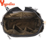 Casual Plaid Shoulder Bag Stitching Back Pack Female Totes Crossbody Bags Women