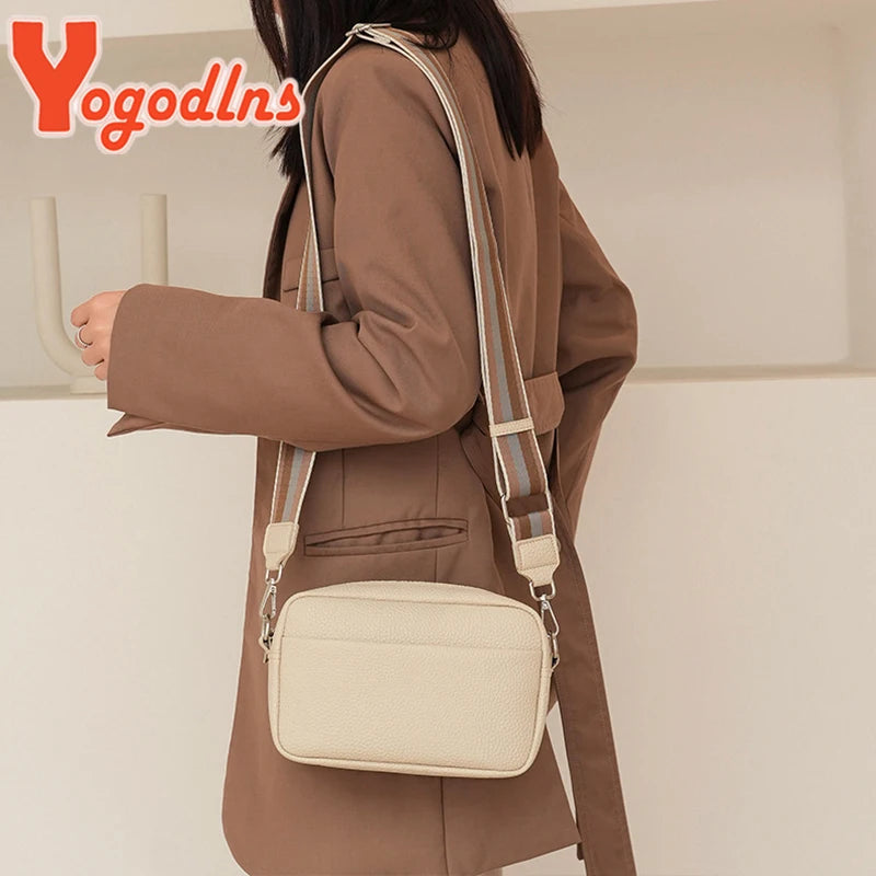 Square Shoulder Bag Women Crossbody Messenger Vintage Hand Bag