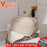 Square Shoulder Bag Women Crossbody Messenger Vintage Hand Bag