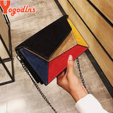 Retro Matte Patchwork Crossbody Bags for Women