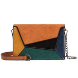 Retro Matte Patchwork Crossbody Bags for Women