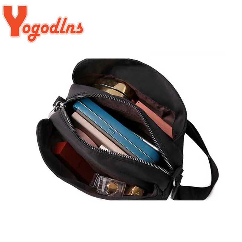 Nylon Shoulder Bag Women Leisure Waterproof Messenger Bag Shopping Lady Handbag