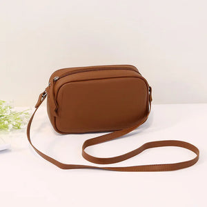 Vintage PU Leather Shoulder Bag Crossbody Small Square Women Purse