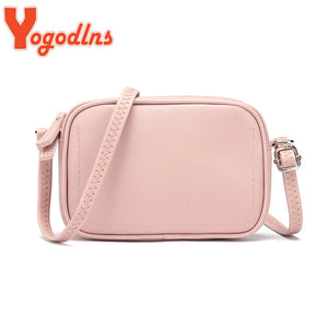 Vintage PU Leather Shoulder Bag Crossbody Small Square Women Purse