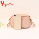 Vintage PU Leather Shoulder Bag Crossbody Small Square Women Purse
