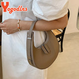 Summer Half-moon Bag For Women Candy Shoulder Bag Candy Underarm Bag