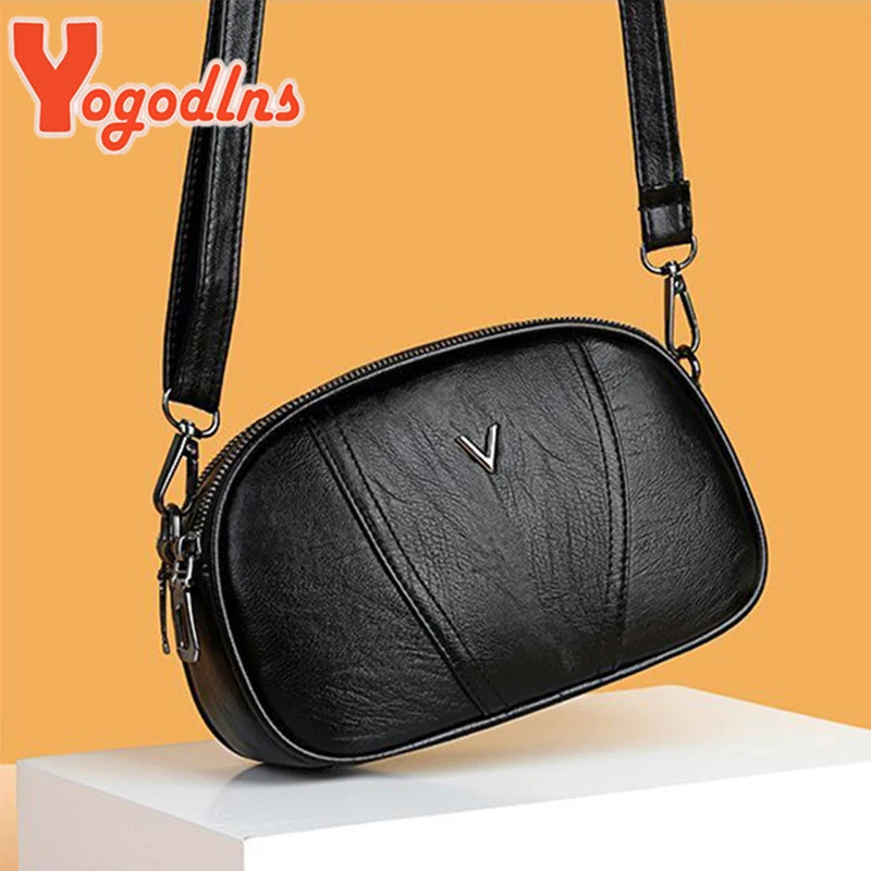 Summer Small Shoulder Messenger Bag Female PU Leather Handbags Crossbody Bags