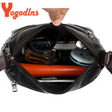 Vintage PU Leather Shoulder Bag Crossbody Multifunction Messenger Small