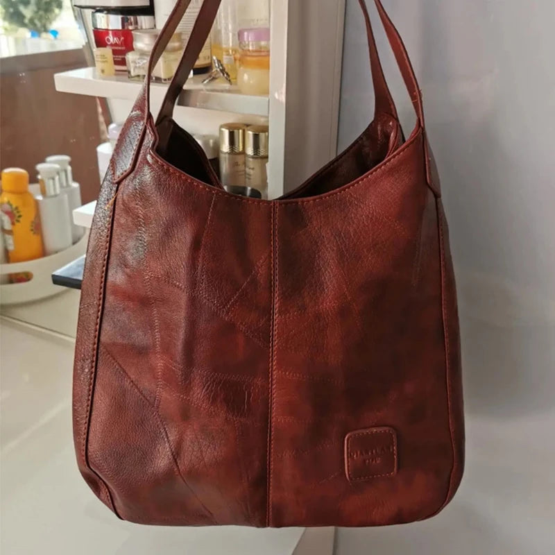 Yogodlns Vintage Women Hand Bag Top-handle Bags