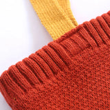 Women Knitted Cat Shoulder Bag Large Capacity Handbag