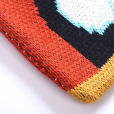 Women Knitted Cat Shoulder Bag Large Capacity Handbag