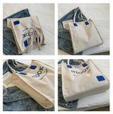 Large Capacity Canvas Bag Female All Match College Student Class Shoulder Bags