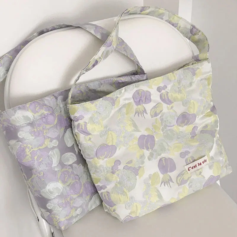 Women Shoulder Bags Casual Female Cloth Underarm Bag Retro Tote Handbags