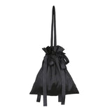 Satin Handbag Japanese Lace Drawstring Women Handbag