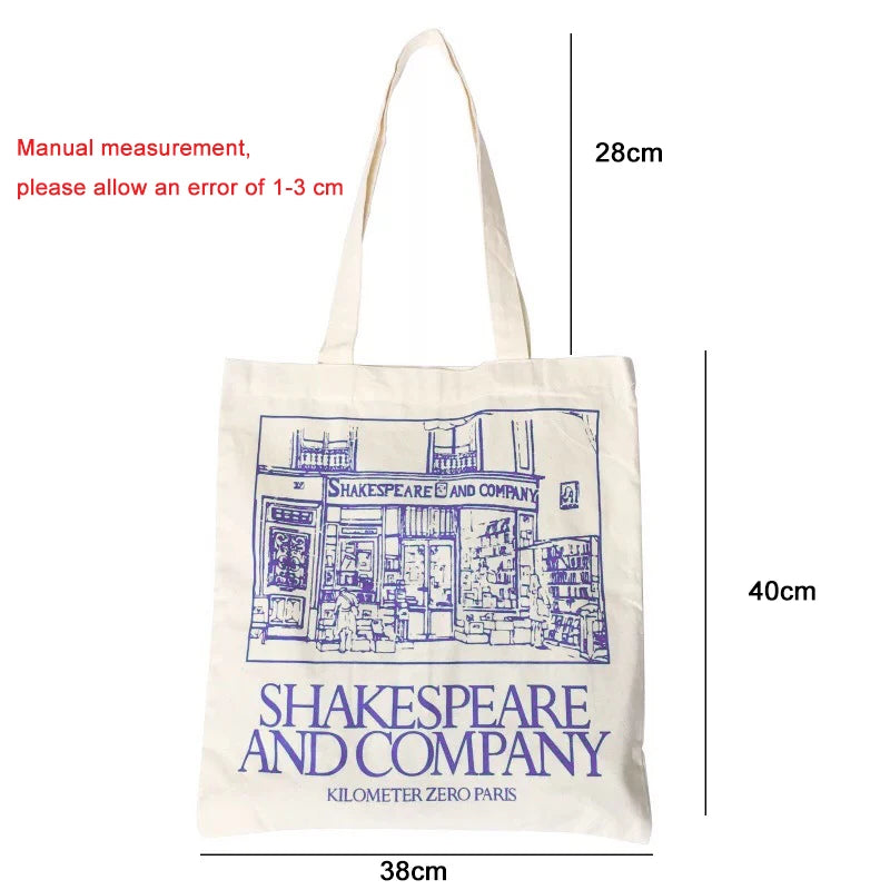 Casual Large Capacity Canvas Handbag Shoulder Bags