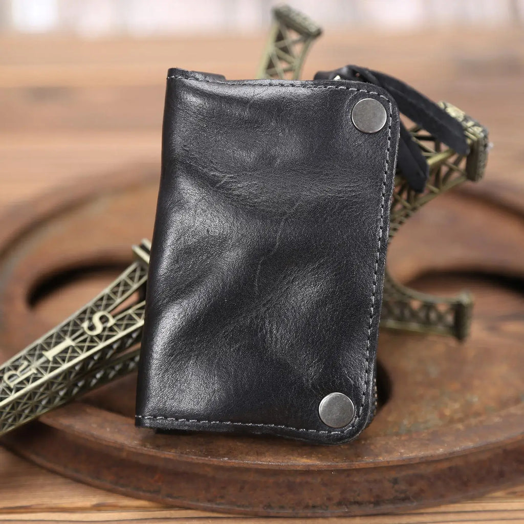 Unisex Leather Key Bag Organizer Wallet