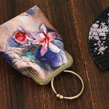 Vintage Cheongsam Bag Ladies Antique Shoulder Bags Printing Versatile