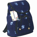 Yunnan National Style Floral Print Cotton Backpack