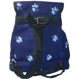 Yunnan National Style Floral Print Cotton Backpack
