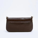 Female Crocodile Pattern Shoulder Bag