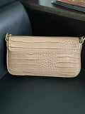 Female Crocodile Pattern Shoulder Bag