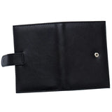 Business Buckle PU Leather Passport Cover Case Travel Holder Wallet
