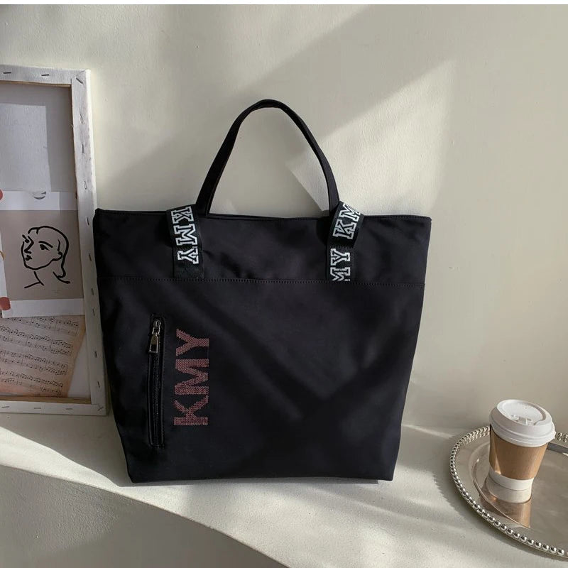 Aliwood Large Sequins Letter Shoulder Bag Waterproof Tote Beach Bag