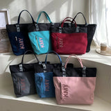 Aliwood Large Sequins Letter Shoulder Bag Waterproof Tote Beach Bag