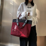 Aliwood Large Sequins Letter Shoulder Bag Waterproof Tote Beach Bag