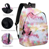 2pcs/set Tie Dye Girl Backpack & Pencil Bag