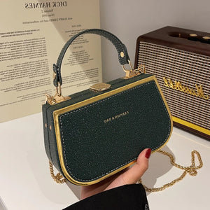 Women's Solid PU Leather Crossbody Bags