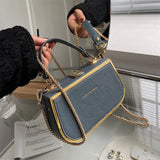 Women's Solid PU Leather Crossbody Bags