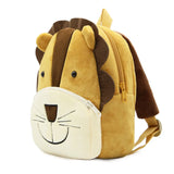Cartoon Lion Backpack Boy Childrens School Bags Plush Bag Baby Kindergarten