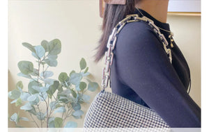 Casual Full Diamond Crossbody Bag for Women