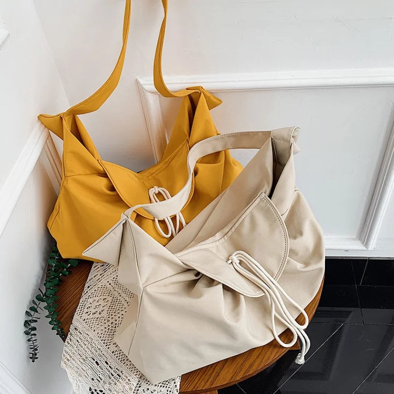 Casual Canvas Shoulder Bag Large Tote Lady Messenger Crossbody
