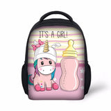 Unicorn Printing Backpack Girls Mochila Escolar Kindergarten Bag