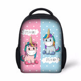 Unicorn Printing Backpack Girls Mochila Escolar Kindergarten Bag