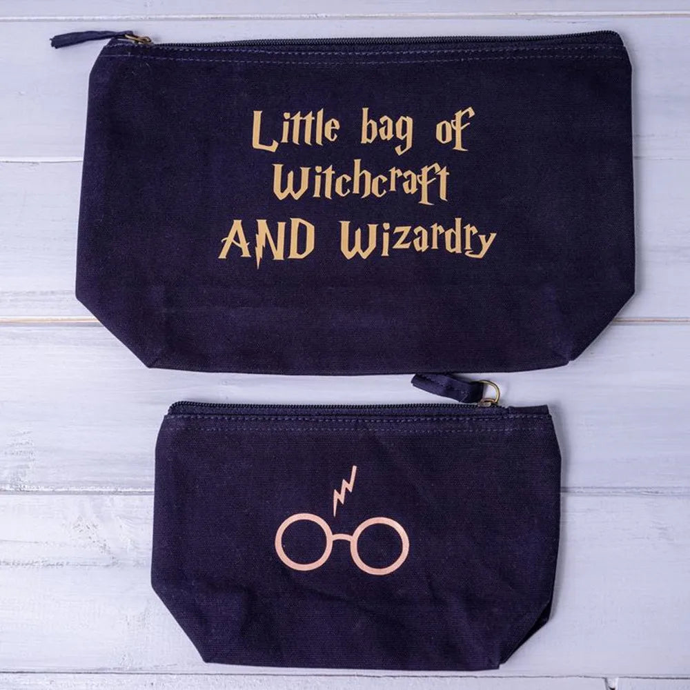 Navy Rose Bridal Party Makeup Bag, Bridesmaid Pouch