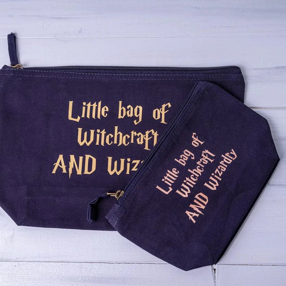 Navy Rose Bridal Party Makeup Bag, Bridesmaid Pouch