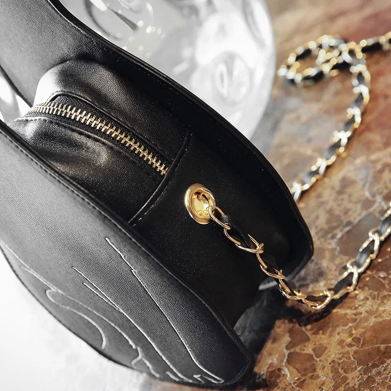 Women Shoulder Bag Harajuku Small Purse PU Leather Crossbody Bag
