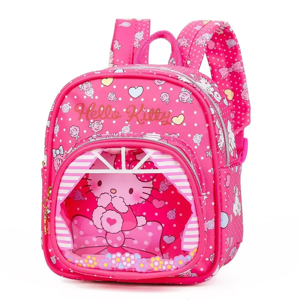 Children's Cartoon Transparent Mini Backpack