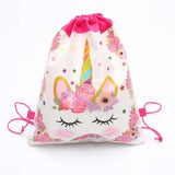 Cartoon Draw String Bag Girls Travel Storage Package School Backpacks